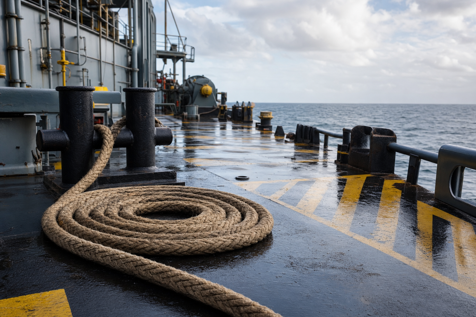 comparative negligence maritime — slippery vessel deck hazard