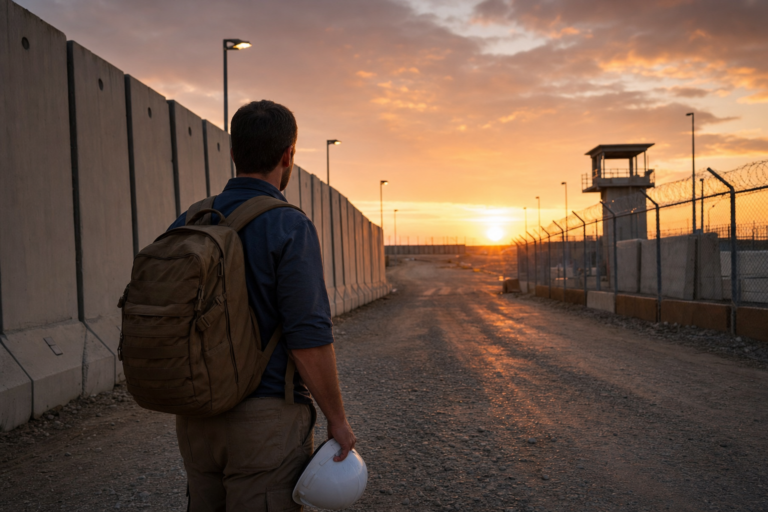 defense base act settlement — injured civilian contractor outside an overseas base compound