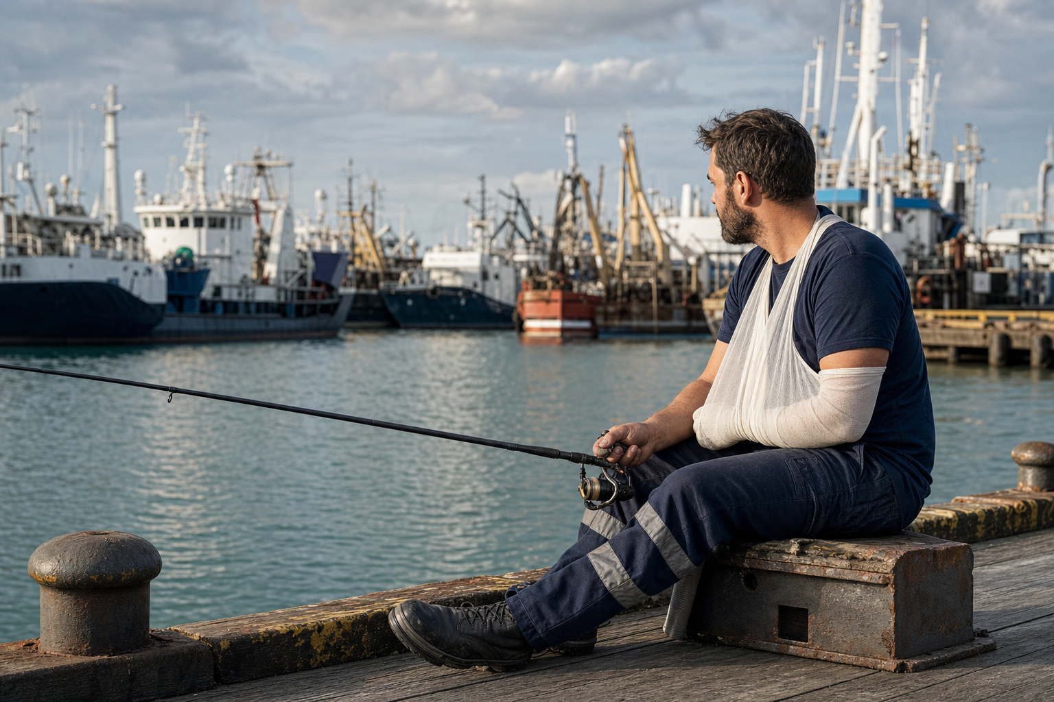 how long does a jones act case take — injured seaman waiting on a dock