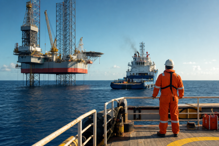 vessel under maritime law — jack-up rig and offshore supply vessel